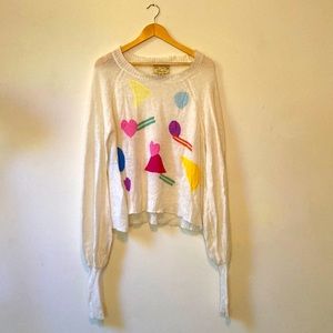 “Wildfox White Label” Sweater. XS